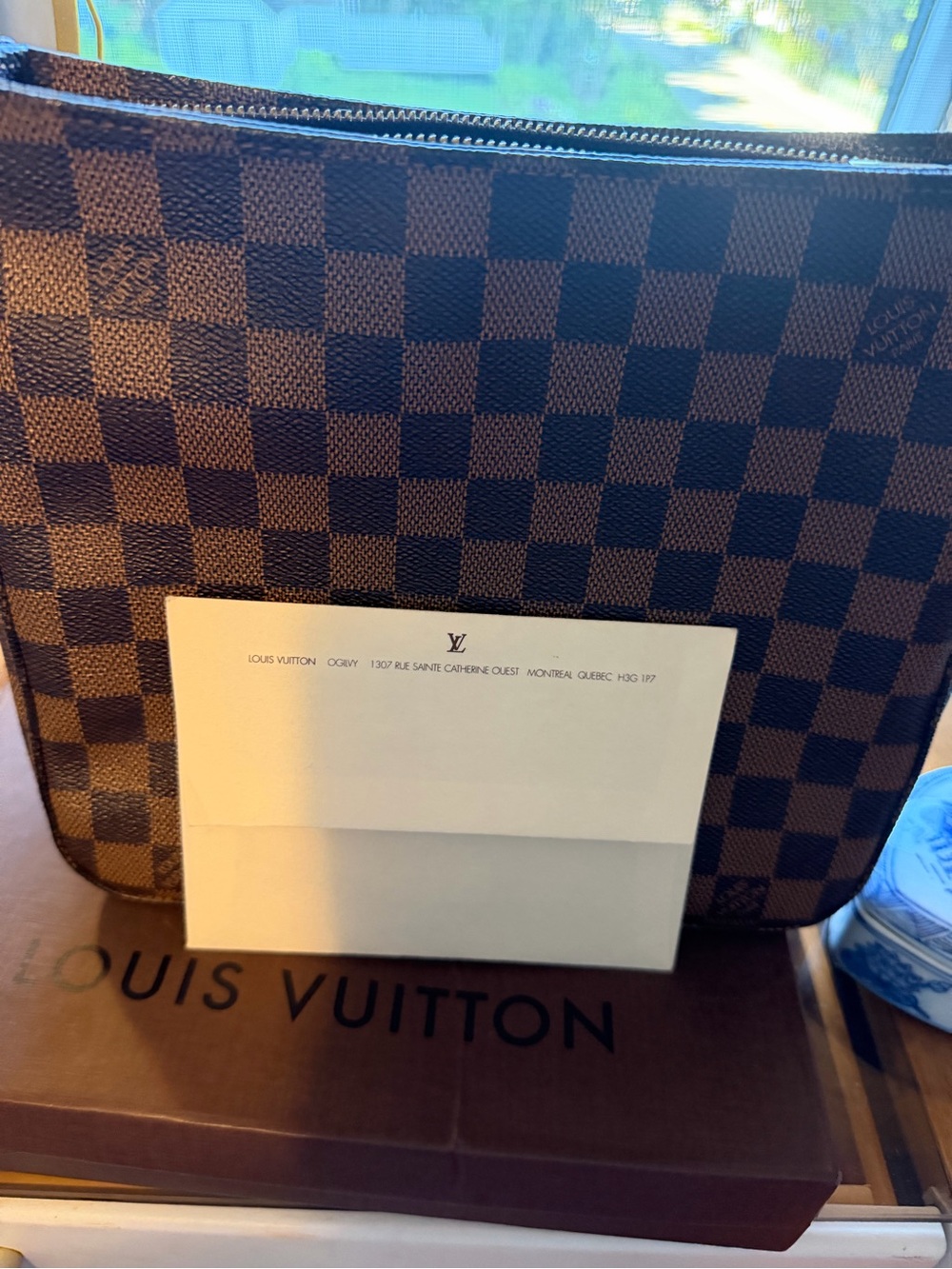 Louis Vuitton Damier Ebene Canvas Toiletry Pouch - Dark Brown Checker